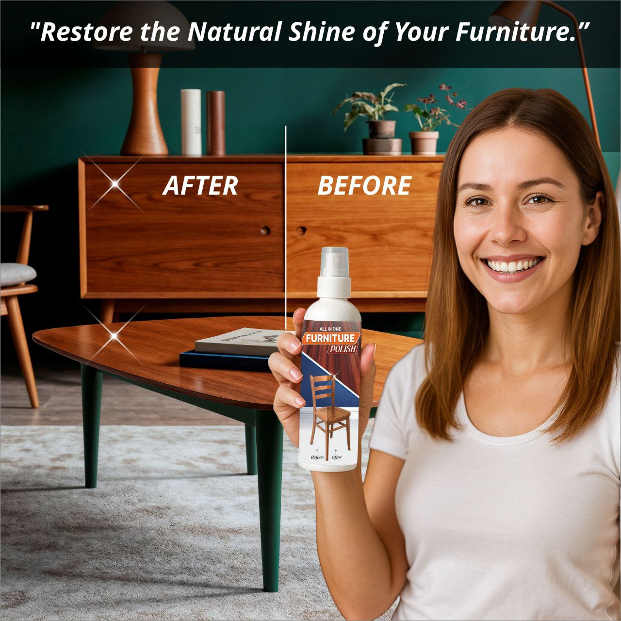 Natural Beeswax Spray Furniture Polish and Cleaner Spray (Buy 1 Get 3)